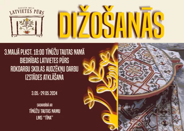 Izstāde Dižošanās Tīnūžu TN 3.-29.05.2024.